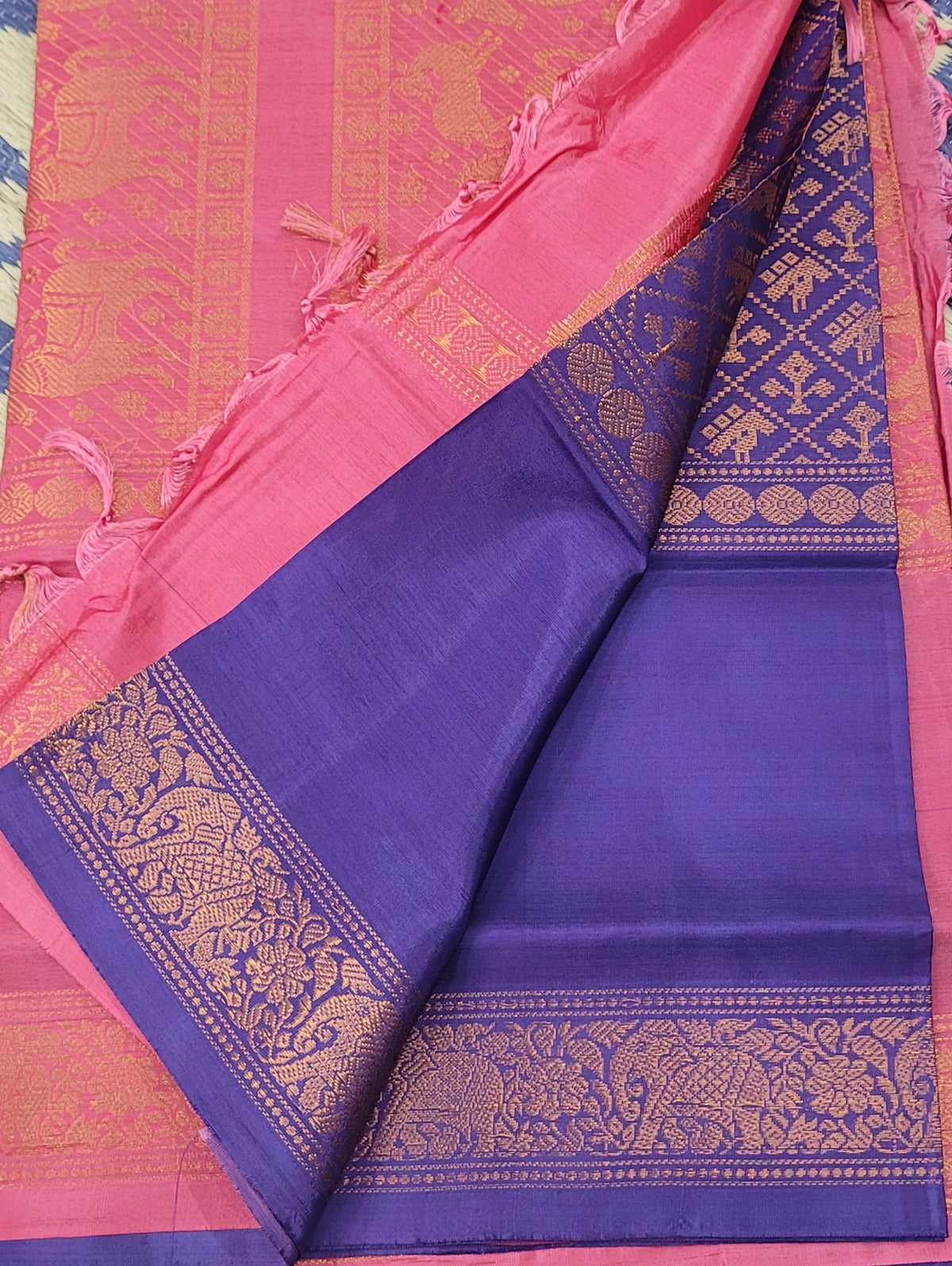 Banana pith saree BP1104